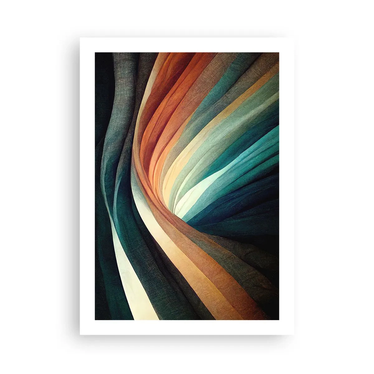 Poster - Geweven uit kleuren - 50x70 cm