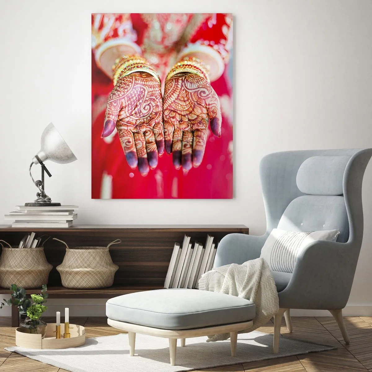Schilderen op glas - Klaar om je geluk te vangen? - 50x70 cm