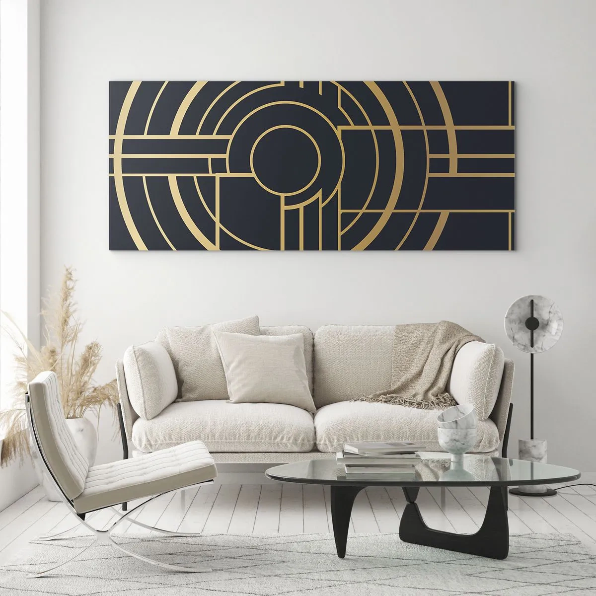 Schilderen op glas - Draaien van dingen - 120x50 cm