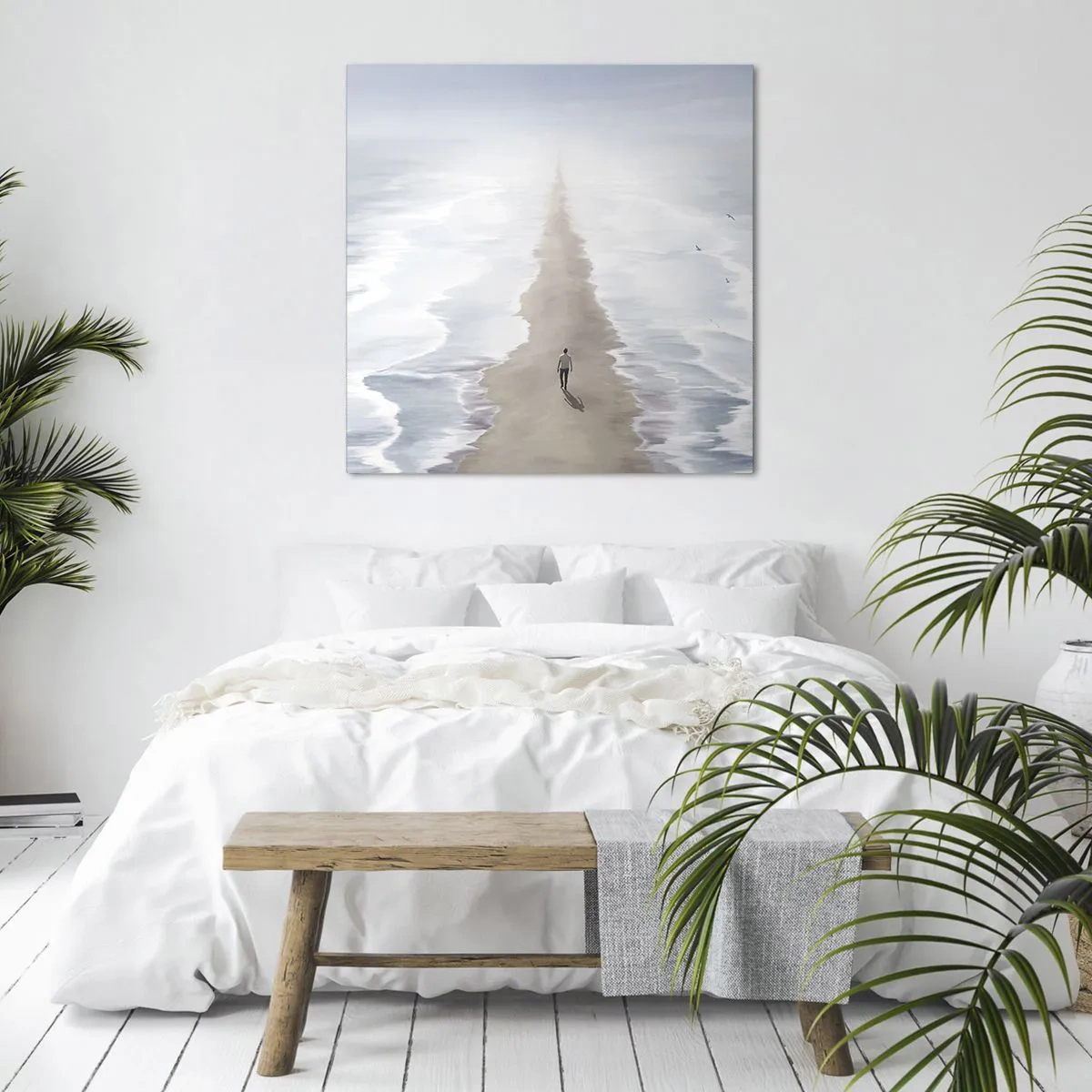 Schilderen op canvas - Een gouden toekomst - 70x70 cm