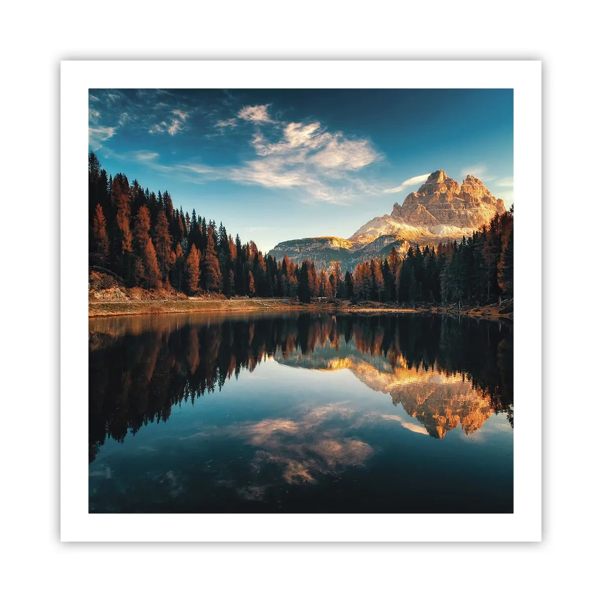 Poster - Dubbel landschap - 60x60 cm
