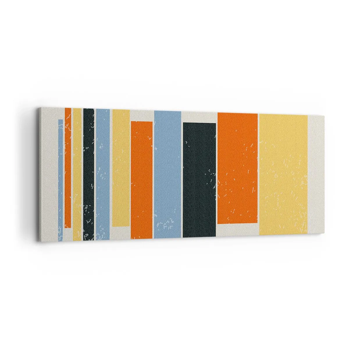 Schilderen op canvas - Muzieknotatie - 100x40 cm