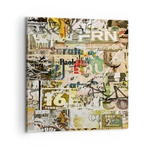 Schilderen op canvas - O, het gebeurt... - 60x60 cm