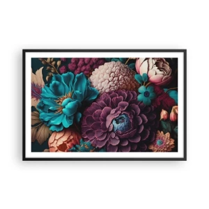 Poster in een zwarte lijst - Natuur in overvloed - 91x61 cm