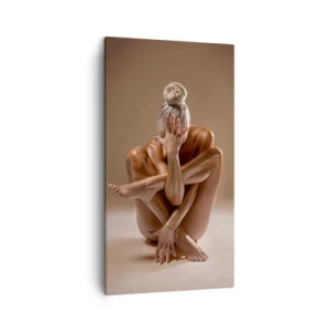 Schilderen op canvas - De eenheid van lichaam en geest - 45x80 cm