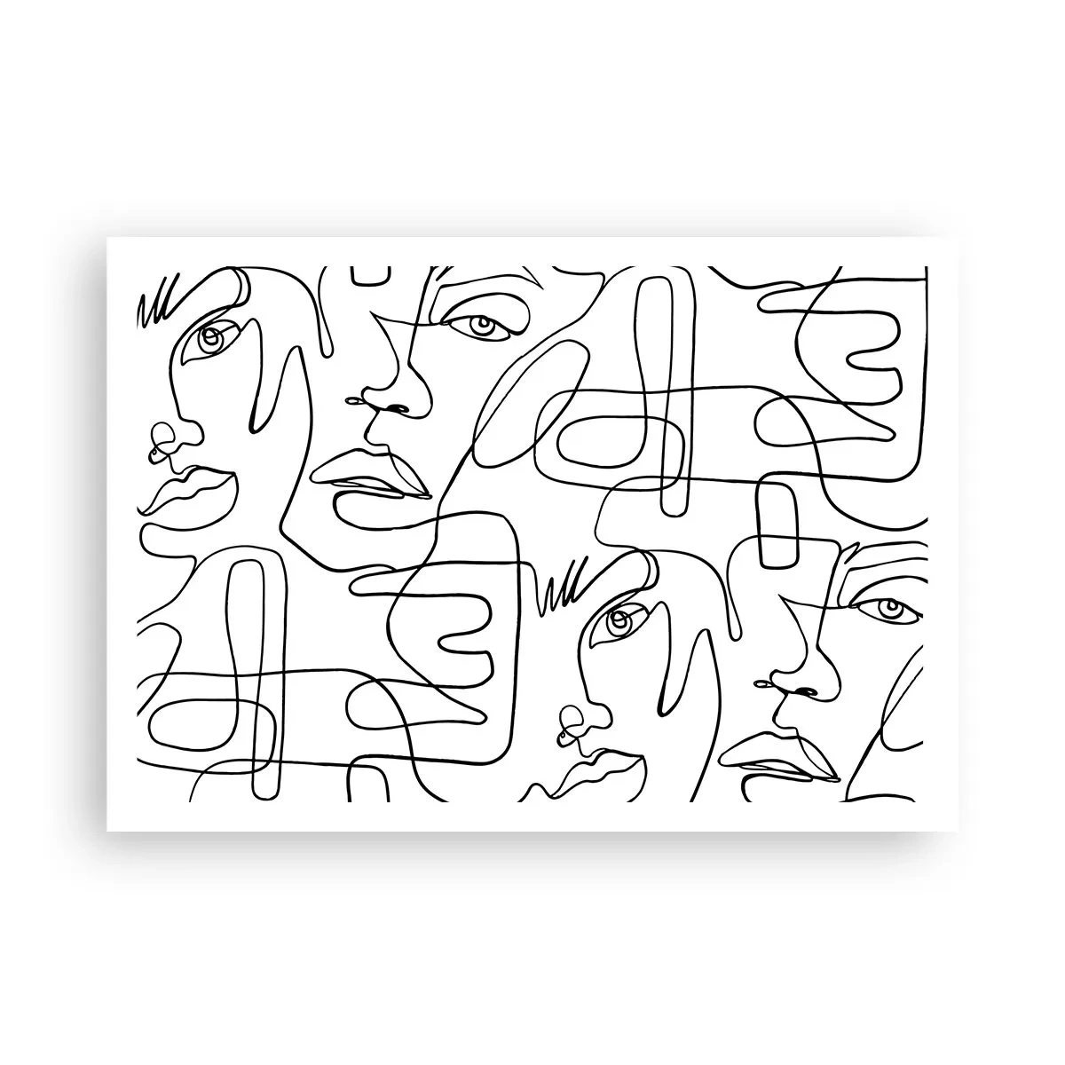 Poster - In verwarde emoties - 100x70 cm