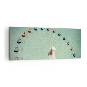 Schilderen op canvas - Wij nodigen u uit om plezier te hebben - 120x50 cm