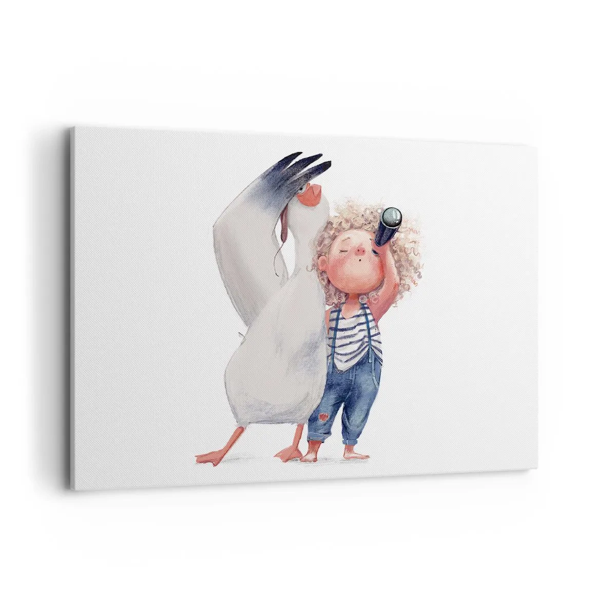 Schilderen op canvas - Een geweldige reisroute - 100x70 cm