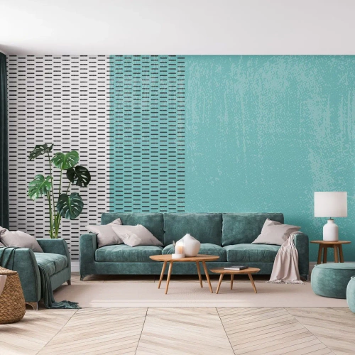 Fotobehang Premium Canvas - Een uitgebalanceerde compositie - Abstractie, Grafisch, Deel - 250x175 cm