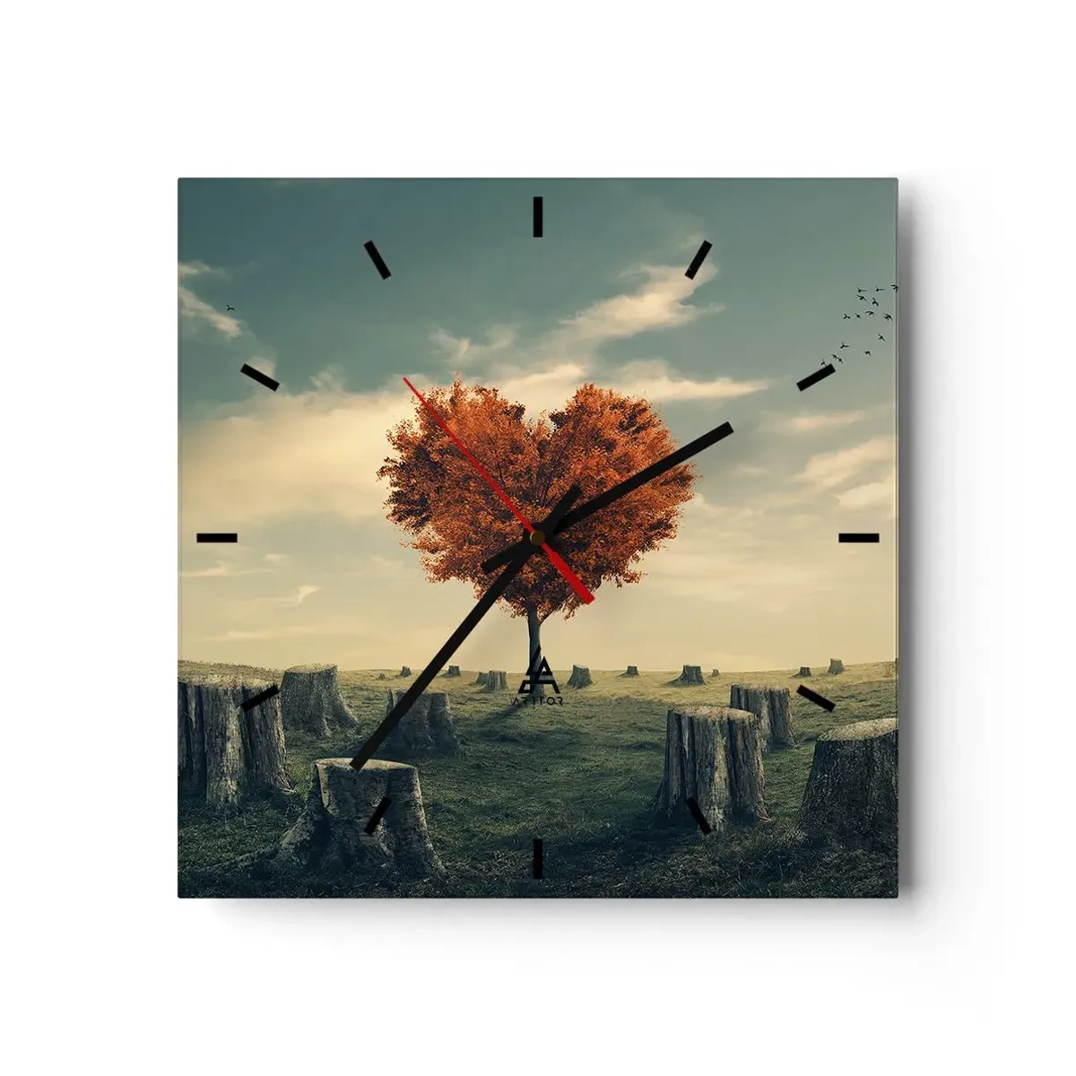 Wandklok - Klok - Er is nog steeds hoop - 40x40 cm