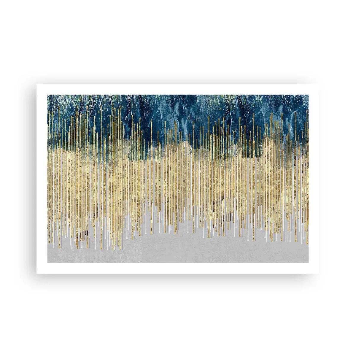 Poster - Vergulde grens - 91x61 cm