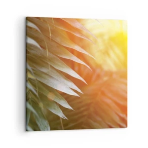 Schilderen op canvas - Ochtend in de jungle - 50x50 cm
