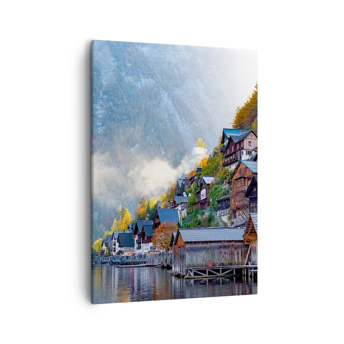 Schilderen op canvas - Alpine sfeer - 50x70 cm