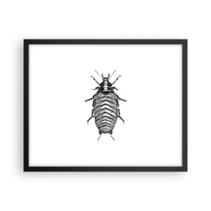 Poster in een zwarte lijst - Wat een exemplaar! - 50x40 cm