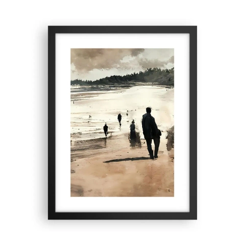 Poster in een zwarte lijst - Opgeroepen - 30x40 cm