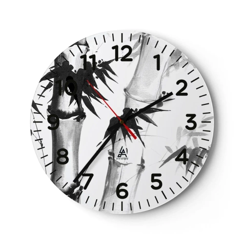 Wandklok - Klok - Close-up op het oosten - 30x30 cm