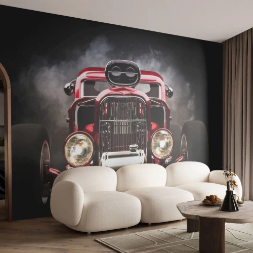 Fotobehang Premium Sand - Snel en razend mooi - Automobiel, Auto, Sport - 500x350 cm