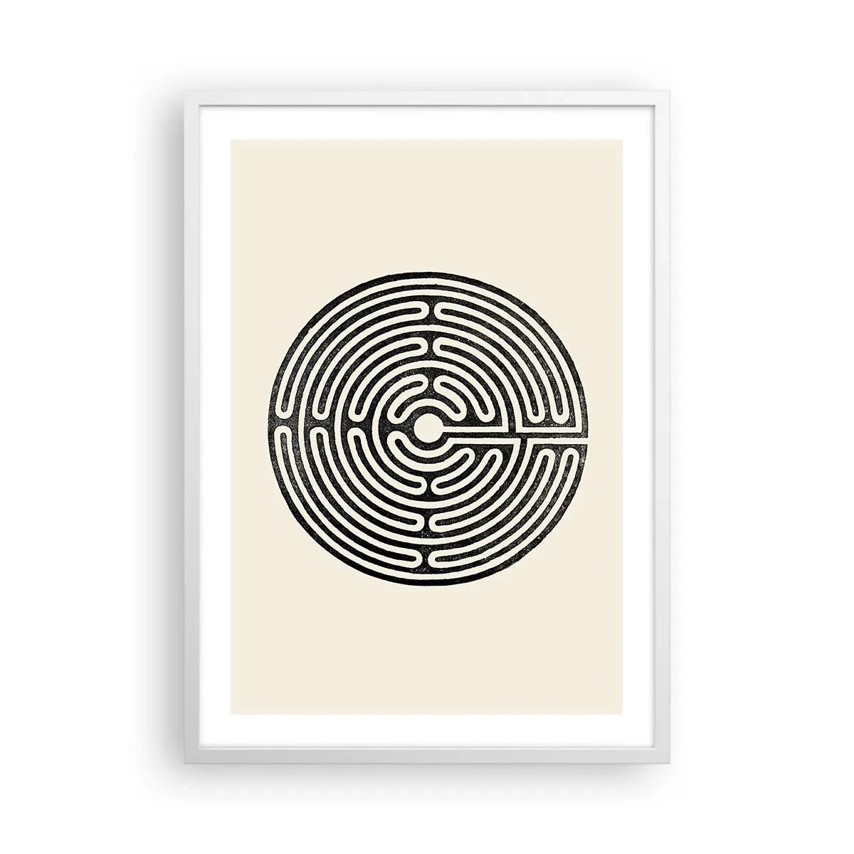 Poster in een witte lijst - Mysterieuze orde - 50x70 cm