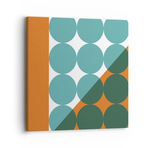 Schilderen op canvas - Omhoog en diagonaal - 30x30 cm