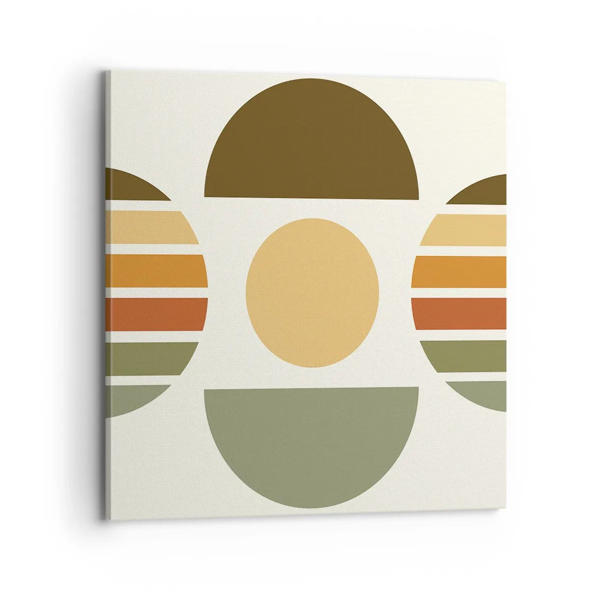 Schilderen op canvas - In aardetinten - 70x70 cm