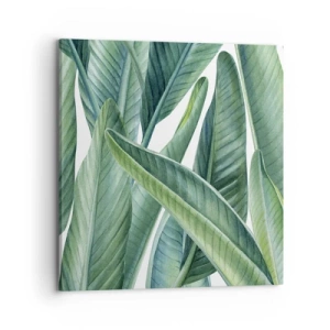 Schilderen op canvas - Groen zelf - 70x70 cm