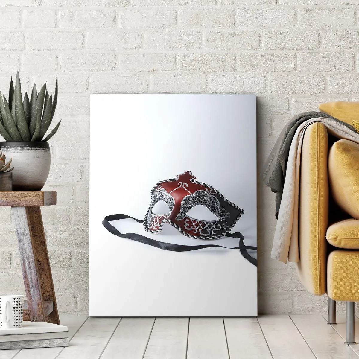 Schilderen op canvas - Uitnodiging voor het bal - 65x120 cm