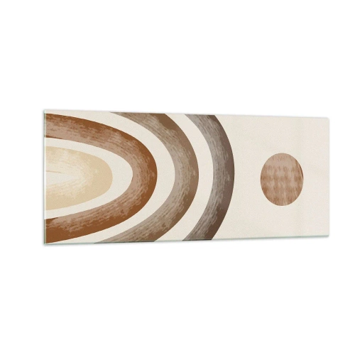 Schilderen op glas - In een sterrenstelsel ver, ver weg - 100x40 cm