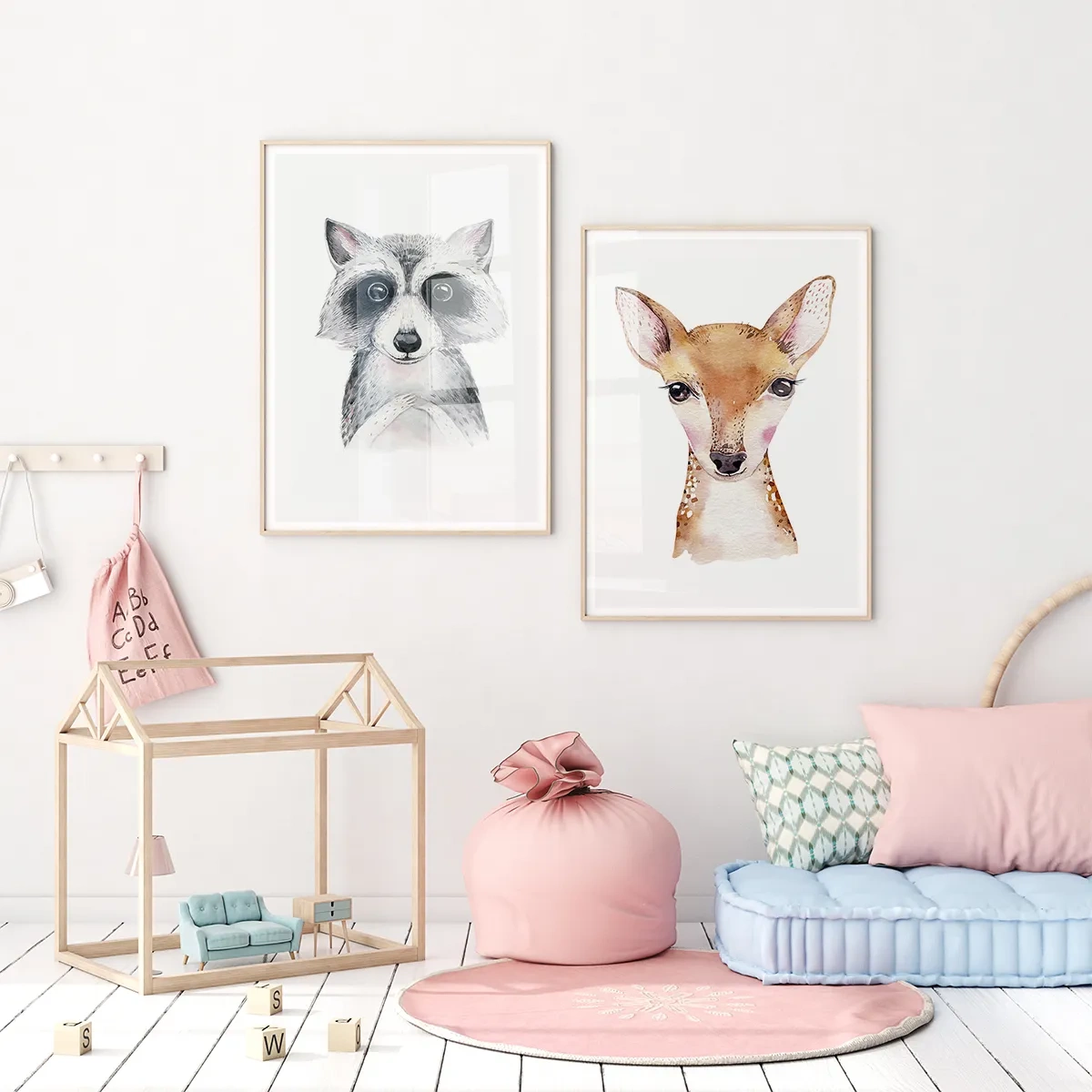 Animal portraits - Inspiratie voor een kinderkamer