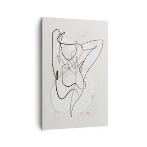 Schilderen op canvas - De kunst van het verleiden - 80x120 cm