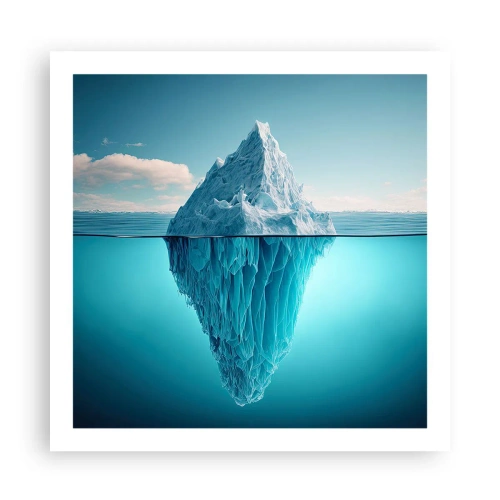 Poster - Koningin van het ijs - 60x60 cm