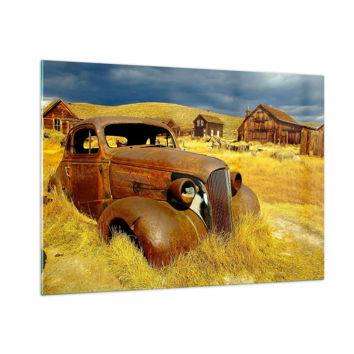 Schilderen op glas - Een welverdiende rust - 100x70 cm