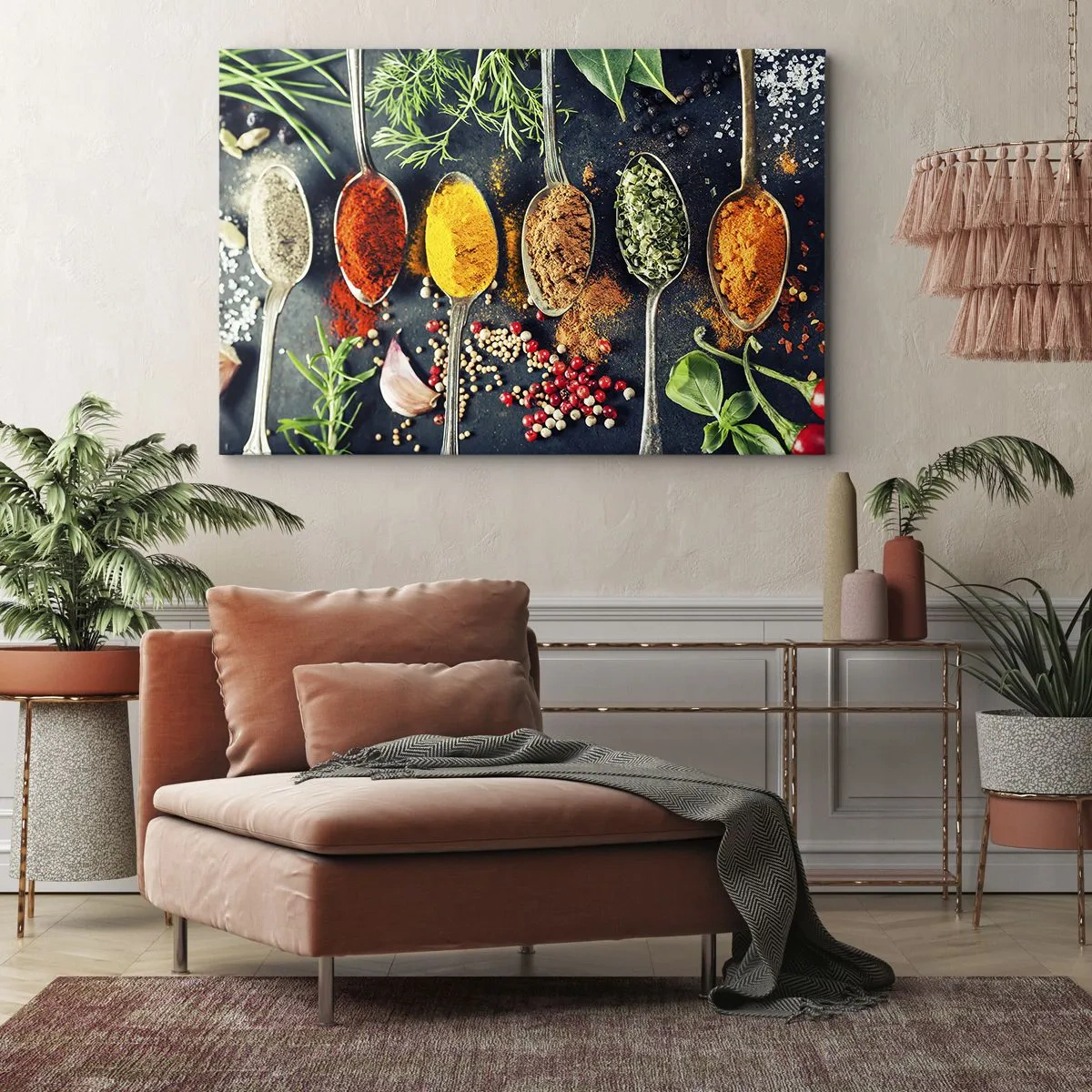 Schilderen op canvas - Culinaire magie - 100x70 cm