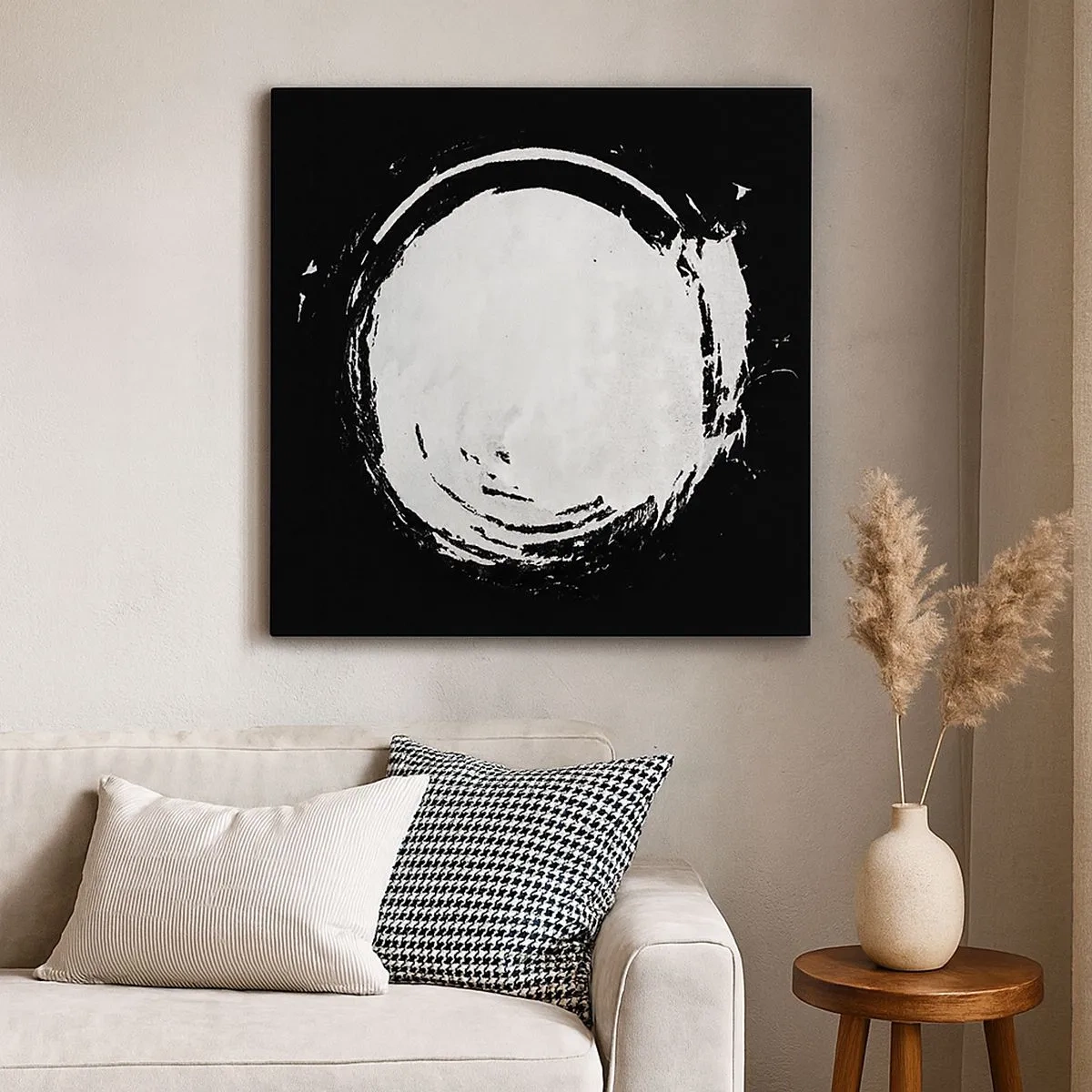 Schilderen op canvas - Goede weg - 30x30 cm