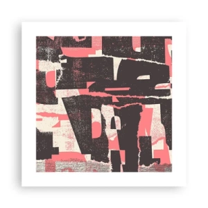 Poster - Al dit lawaai - 40x40 cm