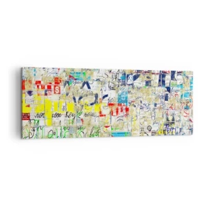 Schilderen op canvas - Het is gewoon een lust voor het oog - 140x50 cm