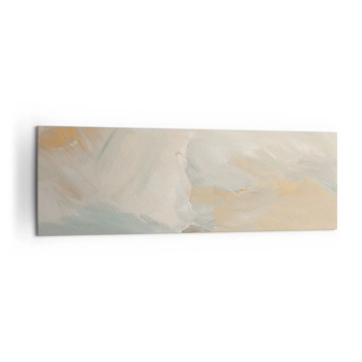 Schilderen op canvas - Abstractie – het land van zachtheid - 160x50 cm