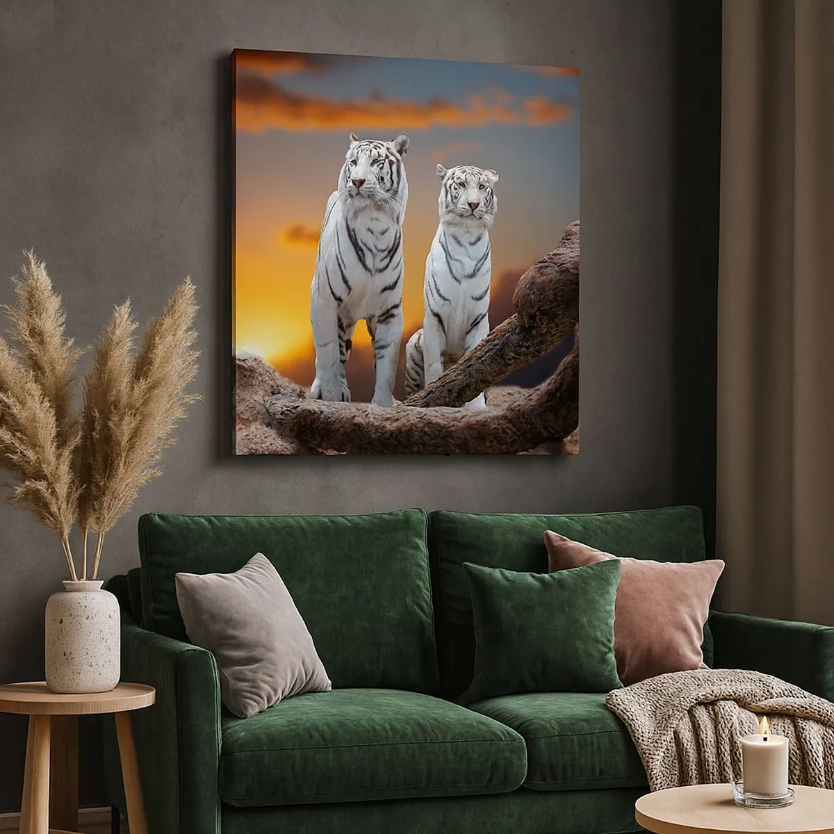 Schilderen op canvas - Net als in Narnia - 30x30 cm