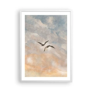 Poster in een witte lijst - Hemeldans - 50x70 cm