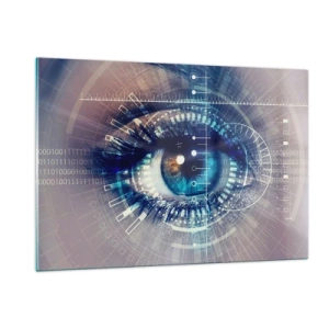 Schilderen op glas - Je denkt dat je me kent - 120x80 cm