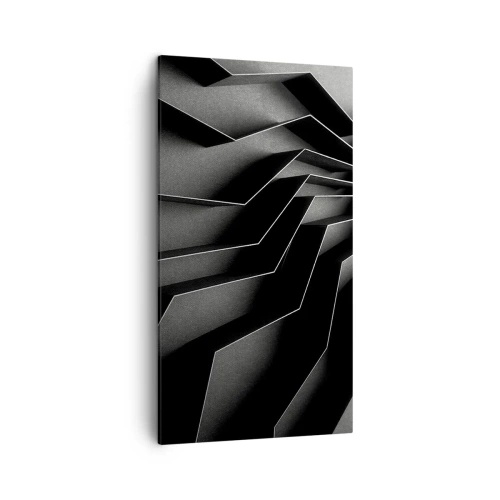 Schilderen op canvas - Ruimtelijke orde - 45x80 cm