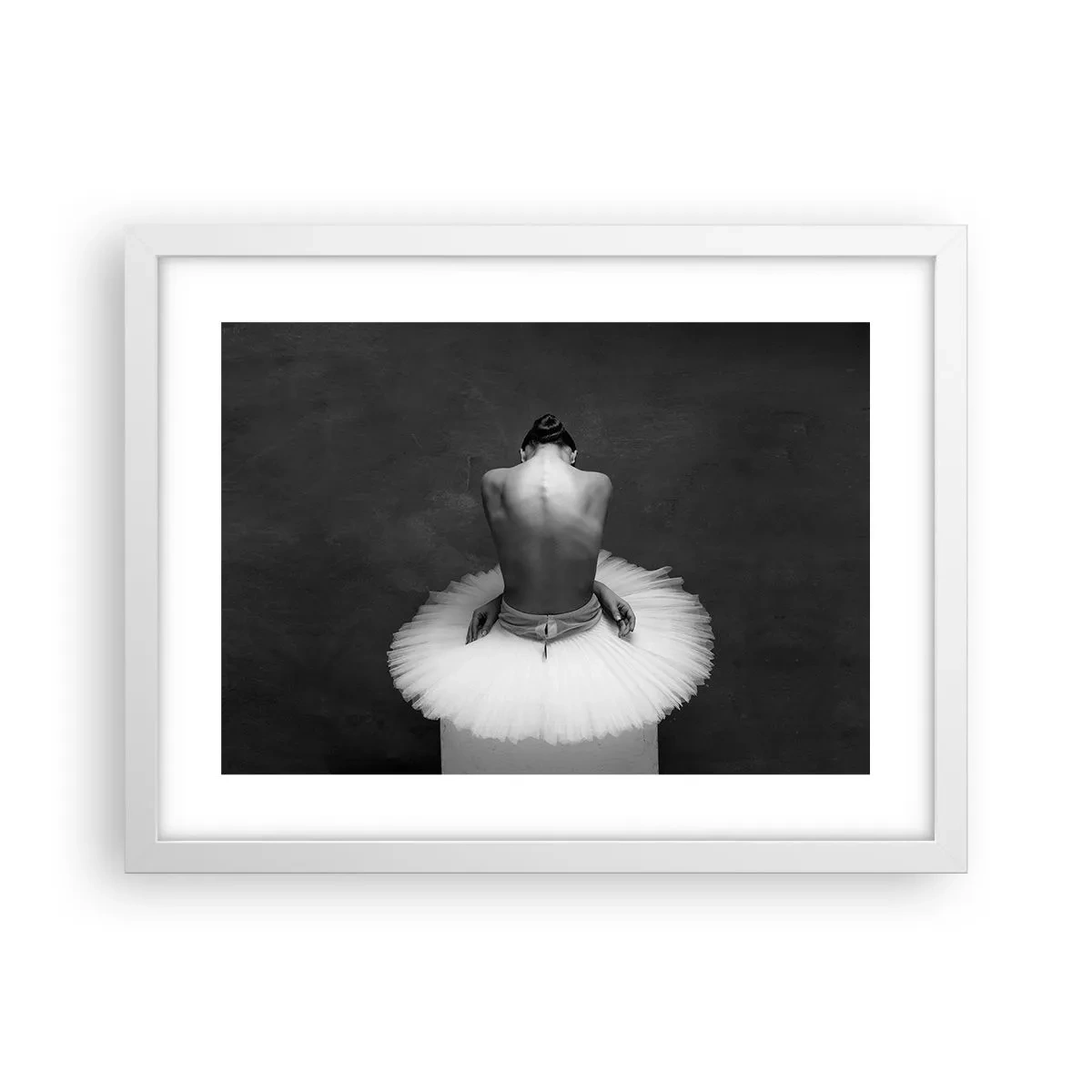 Poster in een witte lijst - Het bloeit gewoon - 40x30 cm