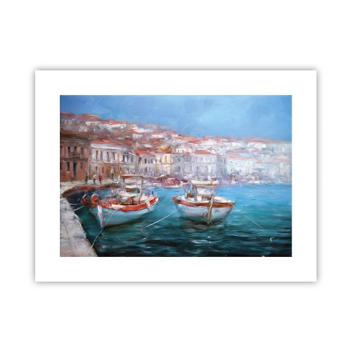 Poster - Italiaanse baai - 40x30 cm