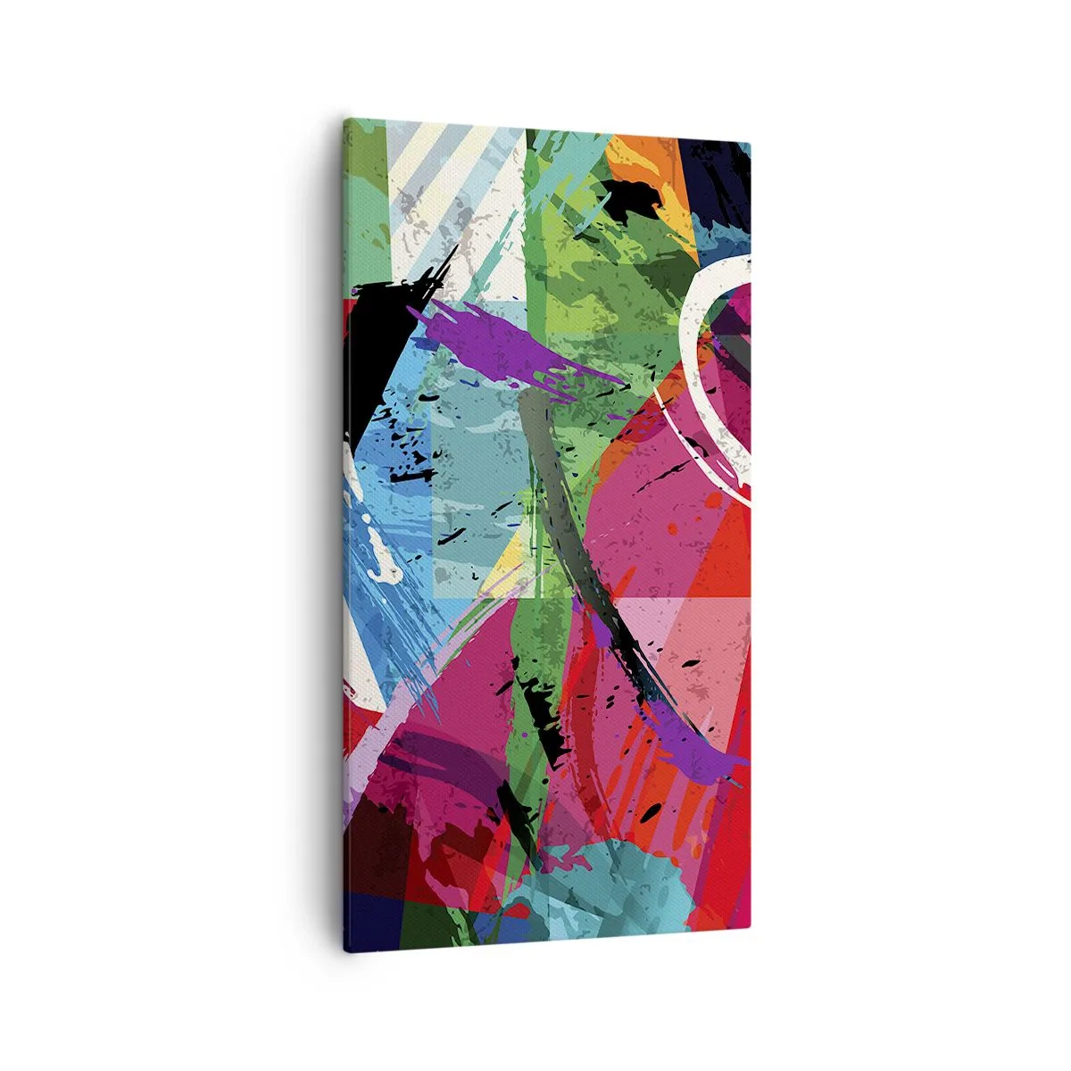 Schilderen op canvas - Snel, levendig en opzwepend - 55x100 cm