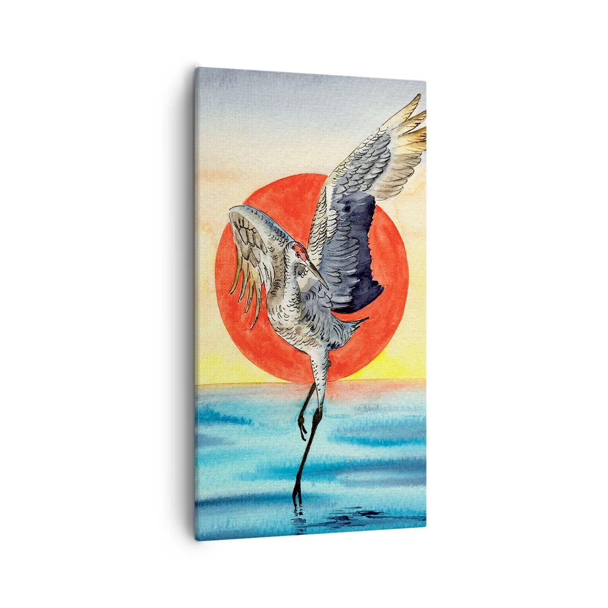 Schilderen op canvas - Het is tijd om terug te gaan - 55x100 cm