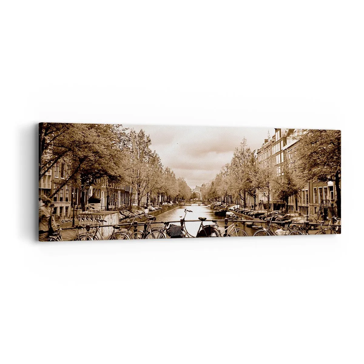Schilderen op canvas - Hollandse sfeer - 90x30 cm