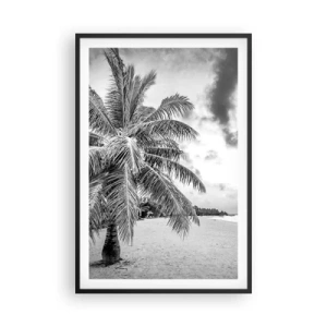 Poster in een zwarte lijst - Wanneer je verlangt naar eenzaamheid... - 61x91 cm