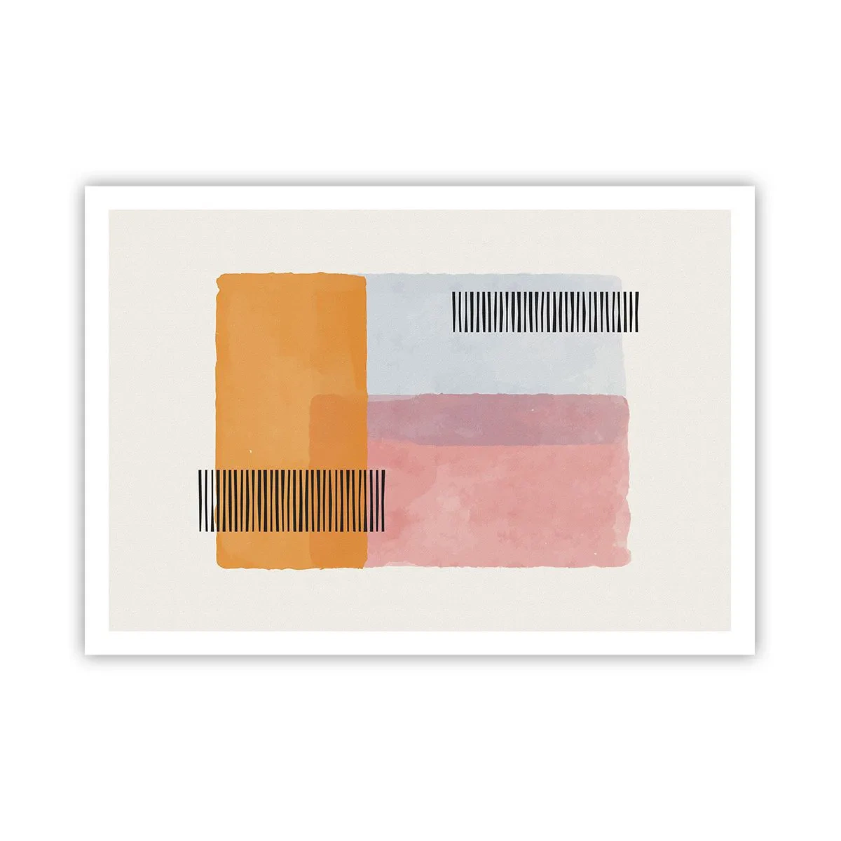 Poster - Van hoek tot hoek - 100x70 cm