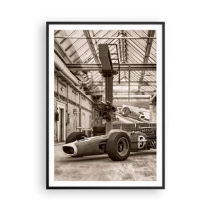 Poster in een zwarte lijst - De rust van de winnaar - 70x100 cm