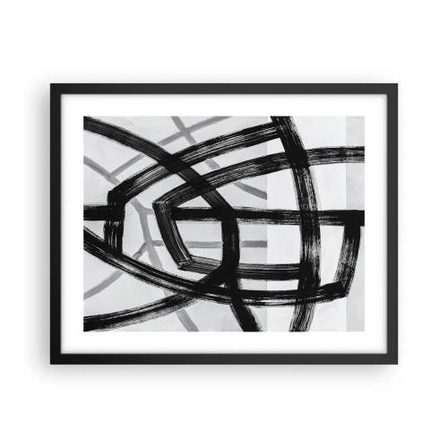 Poster in een zwarte lijst - Diepte opbouwen - 50x40 cm