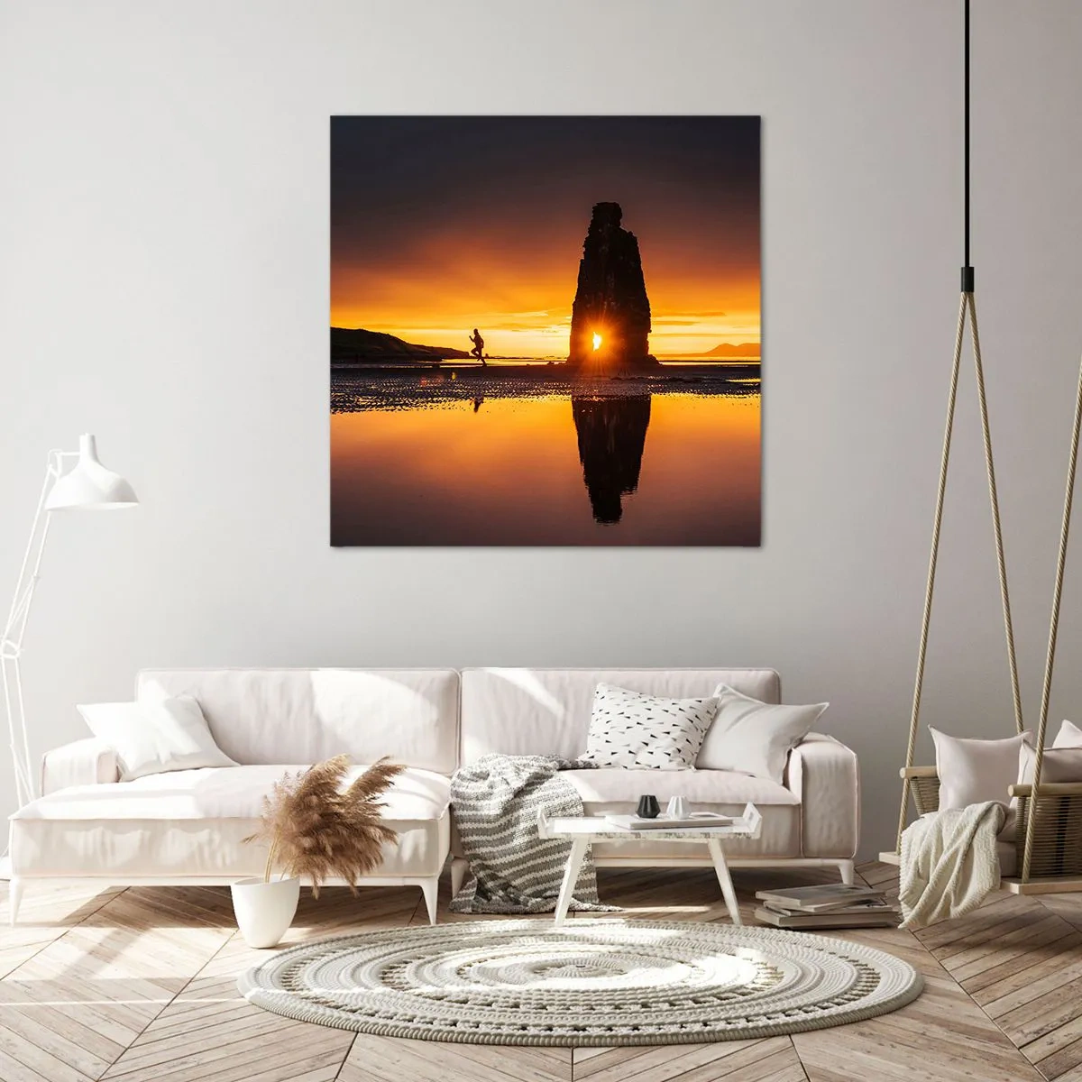 Schilderen op canvas - Alleen jij en de natuur - 70x70 cm